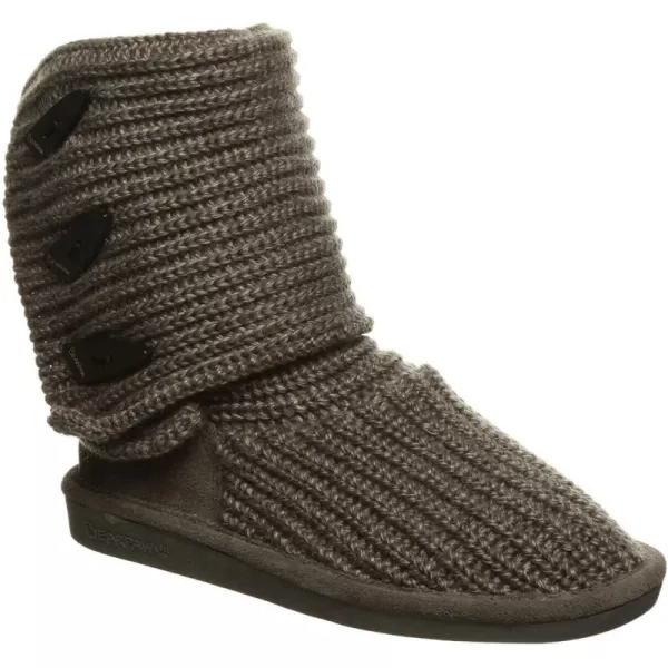 imageBEARPAW Womens Knit Tall Multiple Colors  Womens Fashion Boot  Womens Slip On Boot  Comfortable Winter BootGray Ii