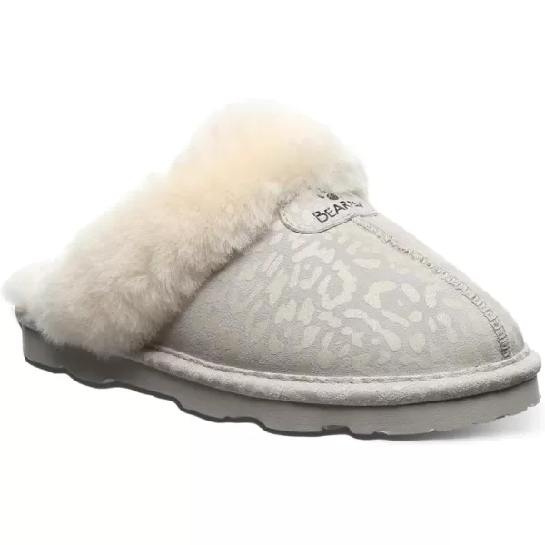 Winter White Leopard Glitter