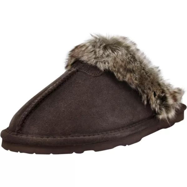 imageBEARPAW Womens Loki Multiple Colors  Womens Slippers  Womens Shoe  Comfortable ampamp LightWeightChocolate Tipped