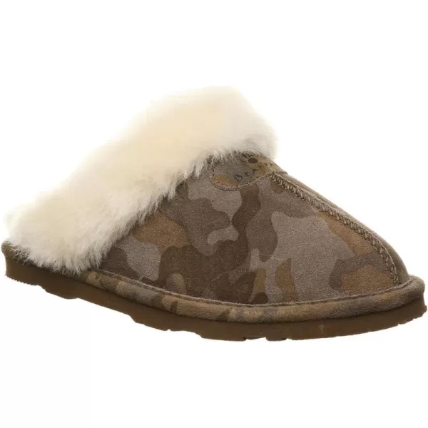imageBEARPAW Womens Loki Multiple Colors  Womens Slippers  Womens Shoe  Comfortable ampamp LightWeightEarth Camo