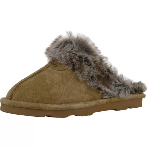imageBEARPAW Womens Loki Multiple Colors  Womens Slippers  Womens Shoe  Comfortable ampamp LightWeightHickory Faux