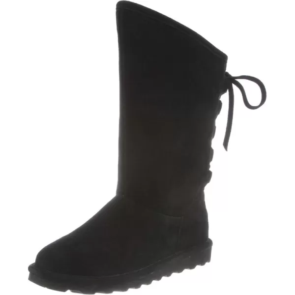 imageBEARPAW Womens Phylly Multiple Colors  Womens Boot Classic Suede  Womens Slip On Boot  Comfortable Winter BootBlack Ii
