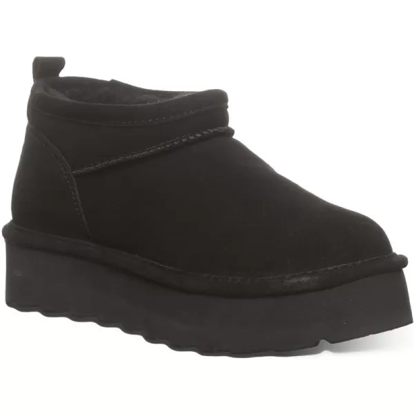 imageBEARPAW Womens Retro Super Shorty Boot  Womens Ankle Boot  Womens Slip On Boot  Comfortable Winter Boot  Multiple Colors ampamp SizesBlack