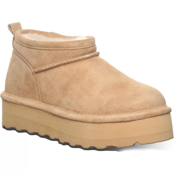 imageBEARPAW Womens Retro Super Shorty Boot  Womens Ankle Boot  Womens Slip On Boot  Comfortable Winter Boot  Multiple Colors ampamp SizesIced Coffee