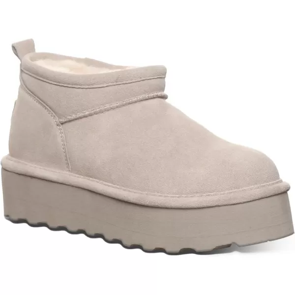imageBEARPAW Womens Retro Super Shorty Boot  Womens Ankle Boot  Womens Slip On Boot  Comfortable Winter Boot  Multiple Colors ampamp SizesMushroom