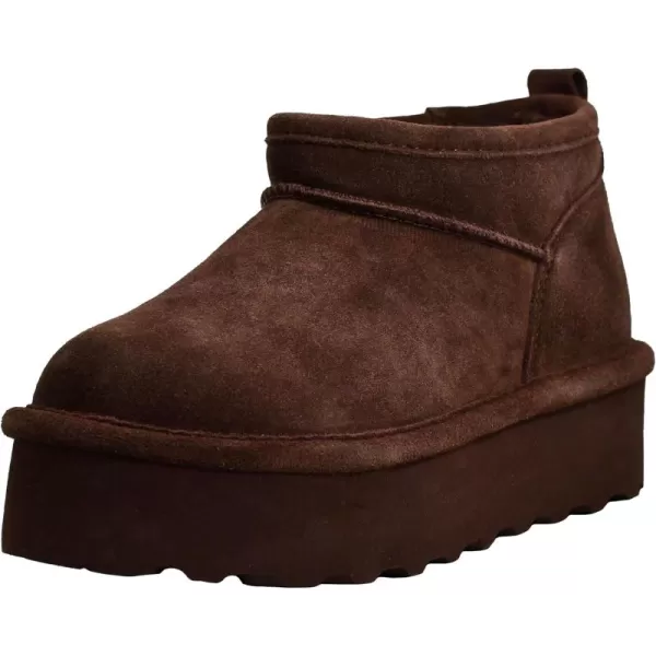 imageBEARPAW Womens Retro Super Shorty Boot  Womens Ankle Boot  Womens Slip On Boot  Comfortable Winter Boot  Multiple Colors ampamp SizesWalnut