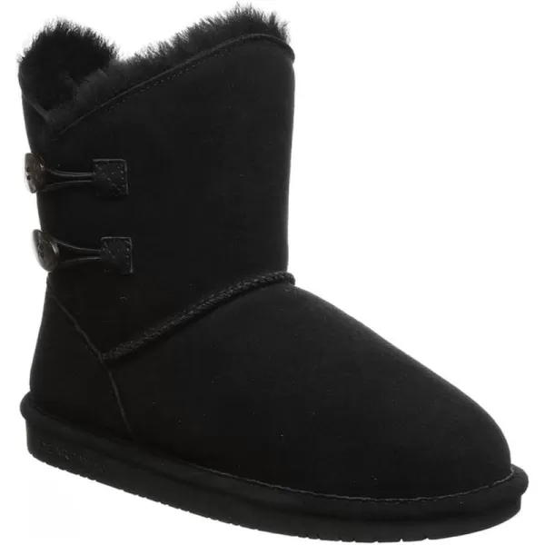 imageBEARPAW Womens Rosaline Multiple Colors  Womens Fashion Boot  Womens Slip On Boot  Comfortable Winter BootBlack