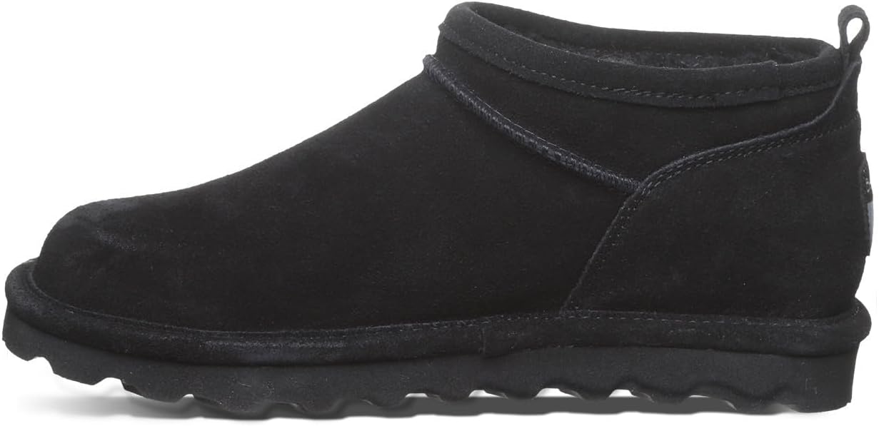 imageBEARPAW Womens Super Shorty Boot  Womens Ankle Boot  Womens Slip On Boot  Comfortable Winter Boot  Multiple Colors ampamp SizesBlack