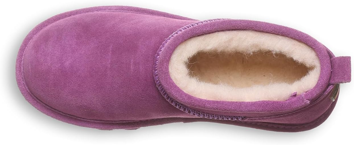 imageBEARPAW Womens Super Shorty Boot  Womens Ankle Boot  Womens Slip On Boot  Comfortable Winter Boot  Multiple Colors ampamp SizesHypnotic Violet