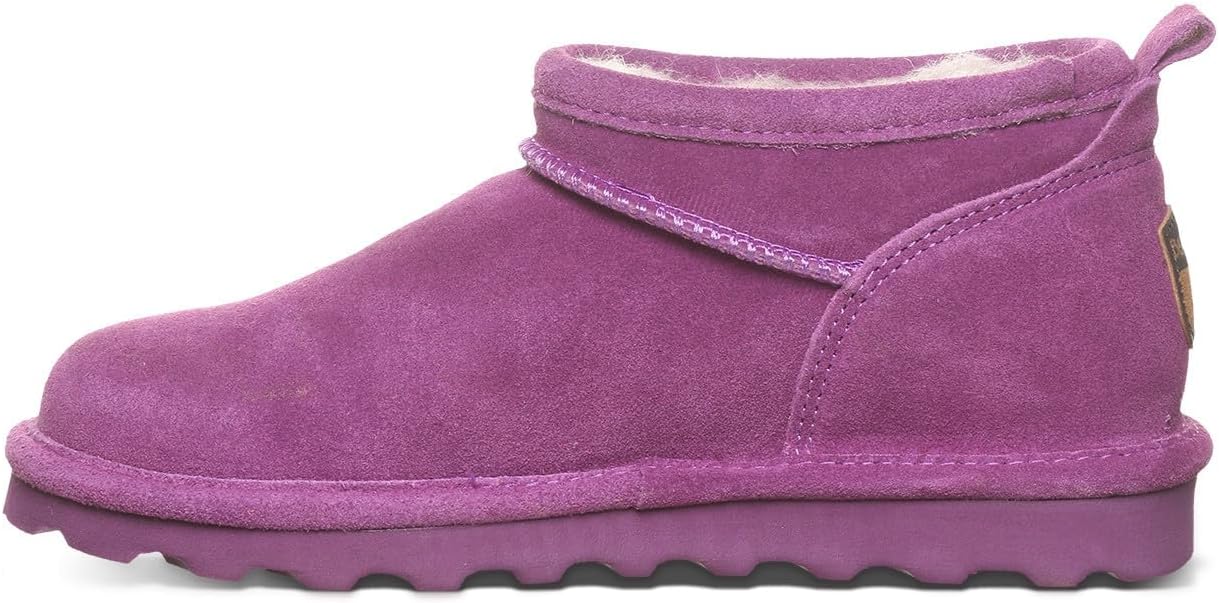 imageBEARPAW Womens Super Shorty Boot  Womens Ankle Boot  Womens Slip On Boot  Comfortable Winter Boot  Multiple Colors ampamp SizesHypnotic Violet