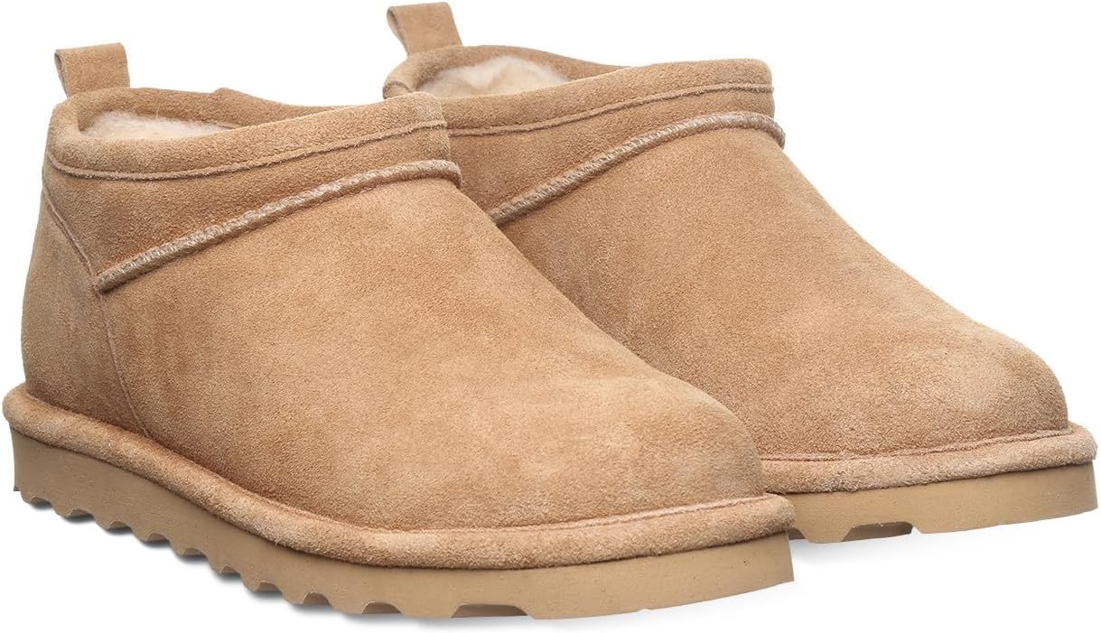imageBEARPAW Womens Super Shorty Boot  Womens Ankle Boot  Womens Slip On Boot  Comfortable Winter Boot  Multiple Colors ampamp SizesIced Coffee