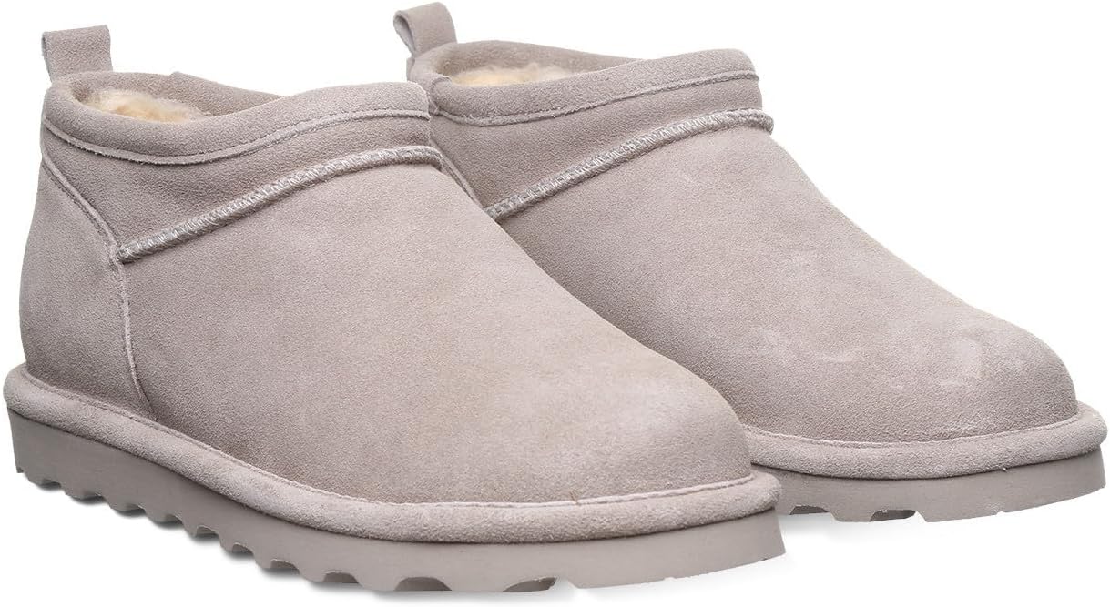 imageBEARPAW Womens Super Shorty Boot  Womens Ankle Boot  Womens Slip On Boot  Comfortable Winter Boot  Multiple Colors ampamp SizesMushroom