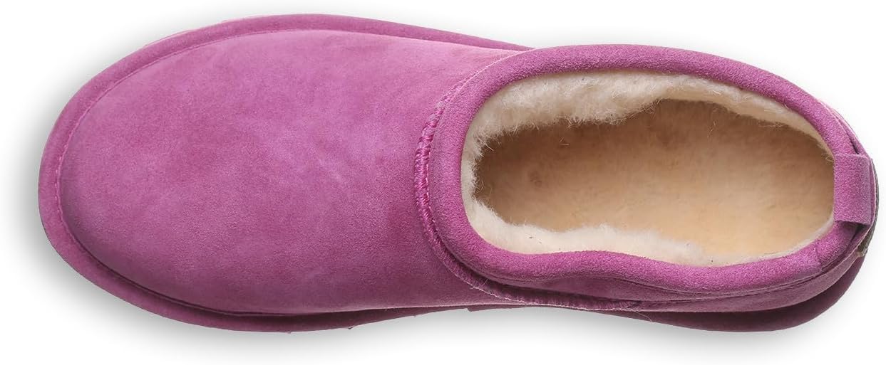 imageBEARPAW Womens Super Shorty Boot  Womens Ankle Boot  Womens Slip On Boot  Comfortable Winter Boot  Multiple Colors ampamp SizesOrchid