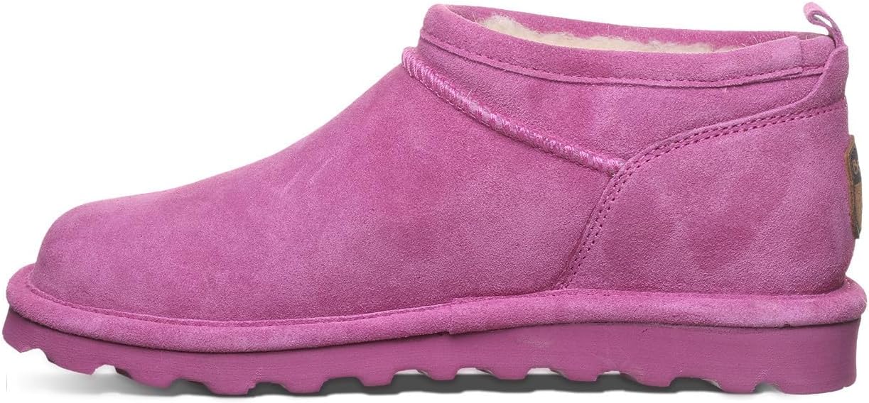 imageBEARPAW Womens Super Shorty Boot  Womens Ankle Boot  Womens Slip On Boot  Comfortable Winter Boot  Multiple Colors ampamp SizesOrchid