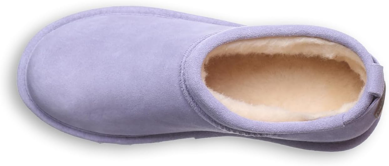 imageBEARPAW Womens Super Shorty Boot  Womens Ankle Boot  Womens Slip On Boot  Comfortable Winter Boot  Multiple Colors ampamp SizesPersian Violet
