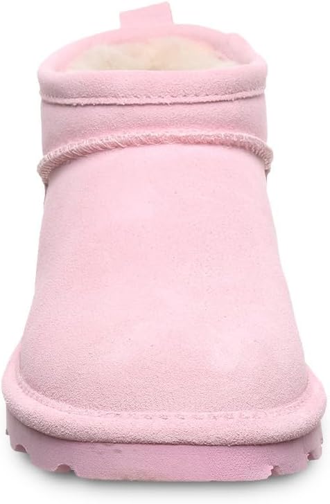 imageBEARPAW Womens Super Shorty Boot  Womens Ankle Boot  Womens Slip On Boot  Comfortable Winter Boot  Multiple Colors ampamp SizesPrism Pink