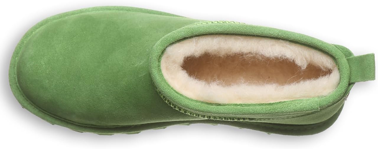 imageBEARPAW Womens Super Shorty Boot  Womens Ankle Boot  Womens Slip On Boot  Comfortable Winter Boot  Multiple Colors ampamp SizesRacing Green