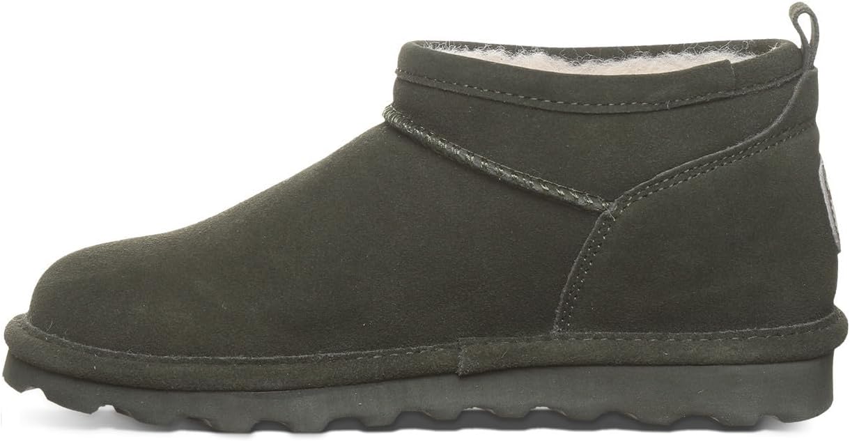 imageBEARPAW Womens Super Shorty Boot  Womens Ankle Boot  Womens Slip On Boot  Comfortable Winter Boot  Multiple Colors ampamp SizesSeaweed