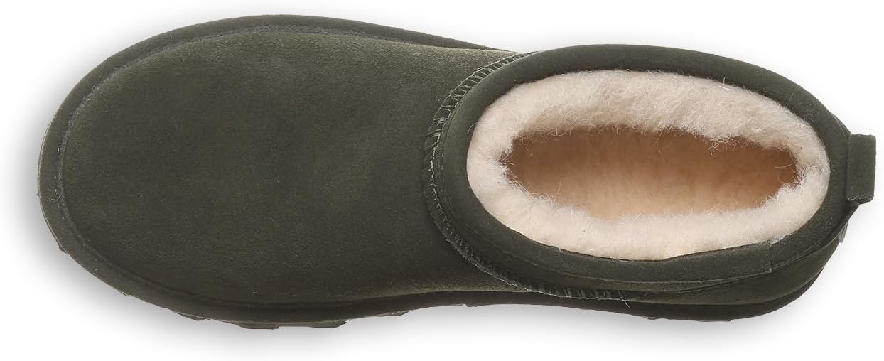 imageBEARPAW Womens Super Shorty Boot  Womens Ankle Boot  Womens Slip On Boot  Comfortable Winter Boot  Multiple Colors ampamp SizesSeaweed