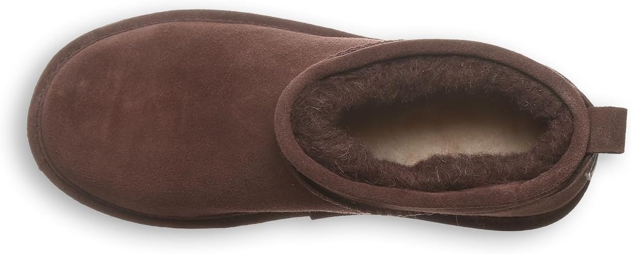 imageBEARPAW Womens Super Shorty Boot  Womens Ankle Boot  Womens Slip On Boot  Comfortable Winter Boot  Multiple Colors ampamp SizesWalnut