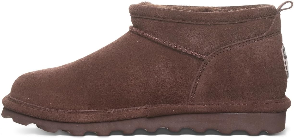 imageBEARPAW Womens Super Shorty Boot  Womens Ankle Boot  Womens Slip On Boot  Comfortable Winter Boot  Multiple Colors ampamp SizesWalnut