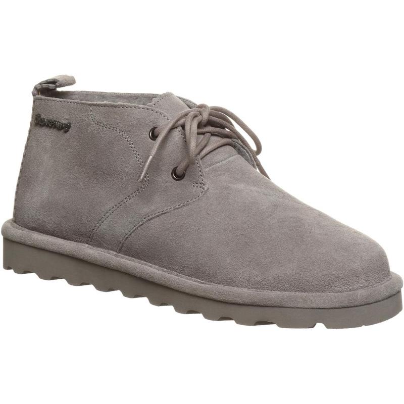 imageBEARPAW Womens Skye Multiple Colors  Womens Chukka Bootie  Womens Slip On Boot  Comfortable Winter BootGray Fog