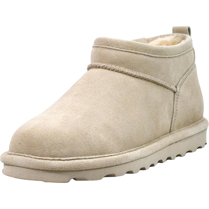 imageBEARPAW Womens Super Shorty Boot  Womens Ankle Boot  Womens Slip On Boot  Comfortable Winter Boot  Multiple Colors ampamp SizesCamel