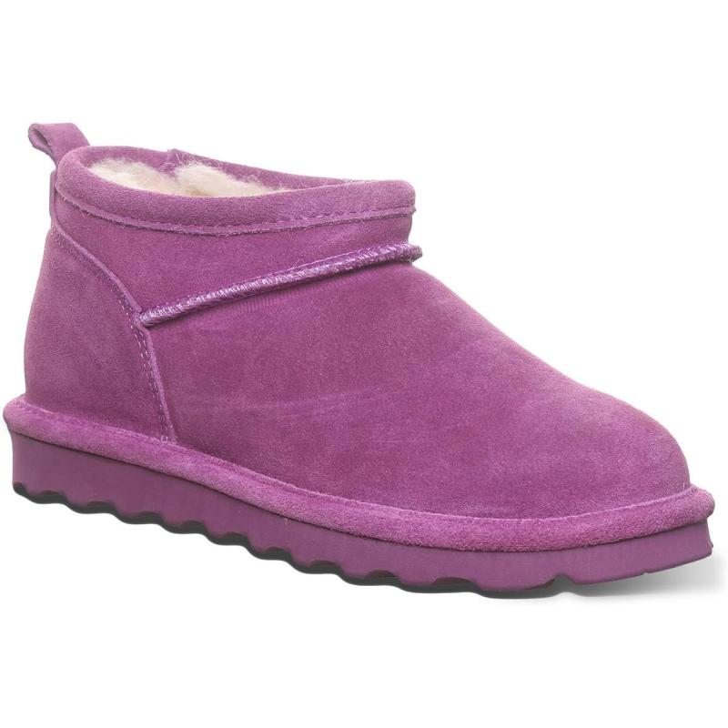 imageBEARPAW Womens Super Shorty Boot  Womens Ankle Boot  Womens Slip On Boot  Comfortable Winter Boot  Multiple Colors ampamp SizesHypnotic Violet