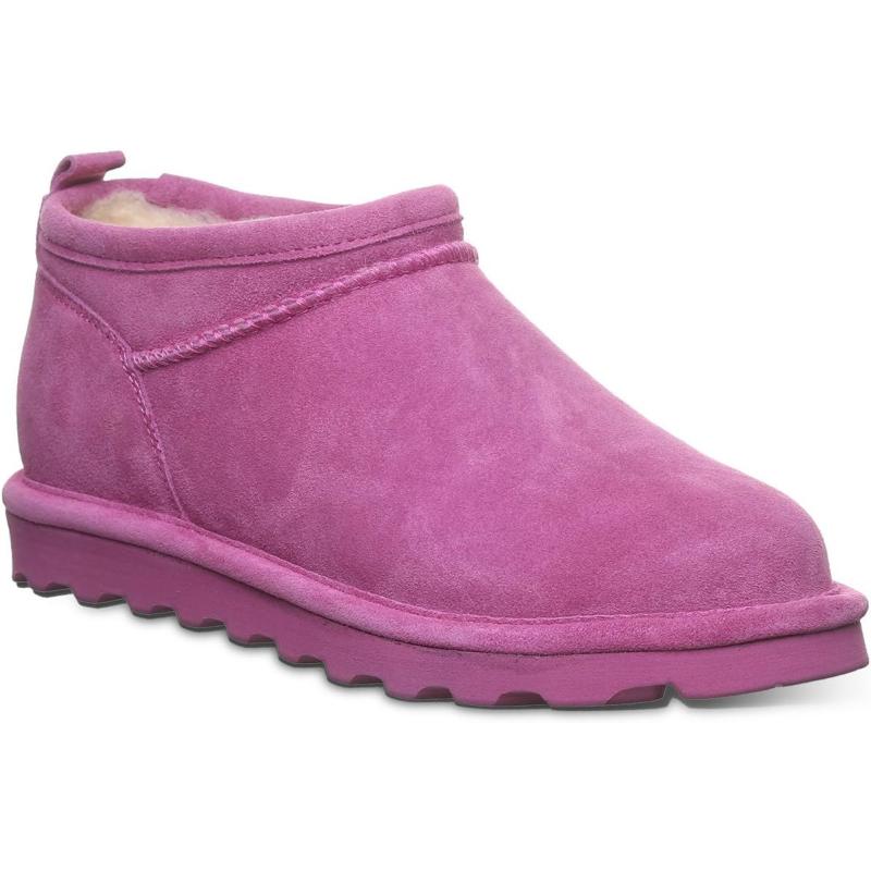 imageBEARPAW Womens Super Shorty Boot  Womens Ankle Boot  Womens Slip On Boot  Comfortable Winter Boot  Multiple Colors ampamp SizesOrchid