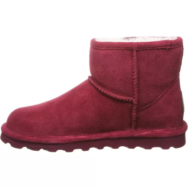 imageBEARPAW Womens Alyssa Multiple Colors  Womens Ankle Boot  Womens Slip On Boot  Comfortable Winter BootBordeaux