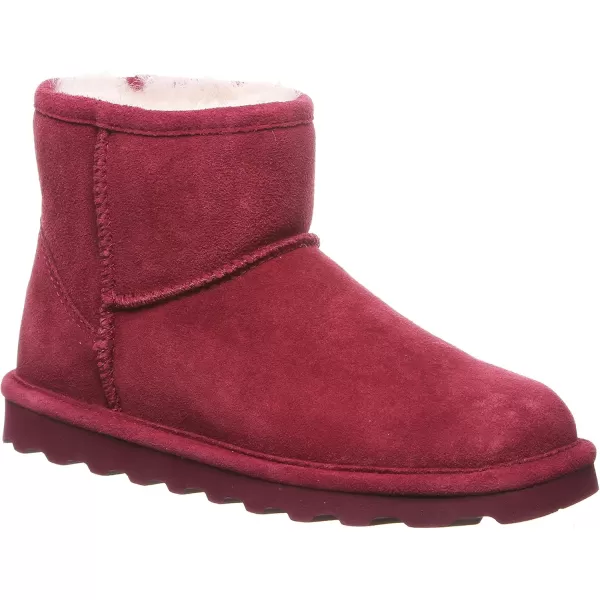 imageBEARPAW Womens Alyssa Multiple Colors  Womens Ankle Boot  Womens Slip On Boot  Comfortable Winter BootBordeaux