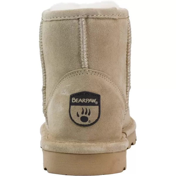 imageBEARPAW Womens Alyssa Multiple Colors  Womens Ankle Boot  Womens Slip On Boot  Comfortable Winter BootCamel