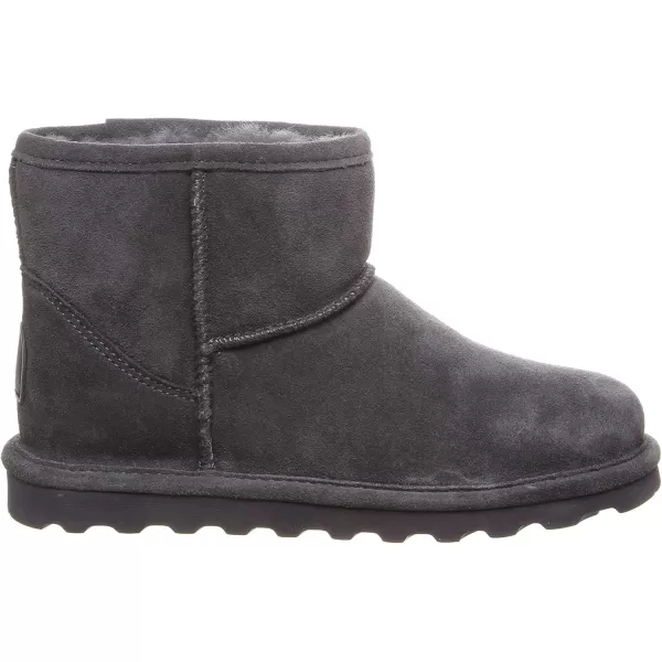 imageBEARPAW Womens Alyssa Multiple Colors  Womens Ankle Boot  Womens Slip On Boot  Comfortable Winter BootCharcoal