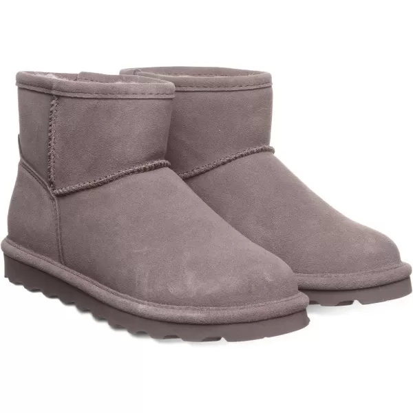 imageBEARPAW Womens Alyssa Multiple Colors  Womens Ankle Boot  Womens Slip On Boot  Comfortable Winter BootCinder