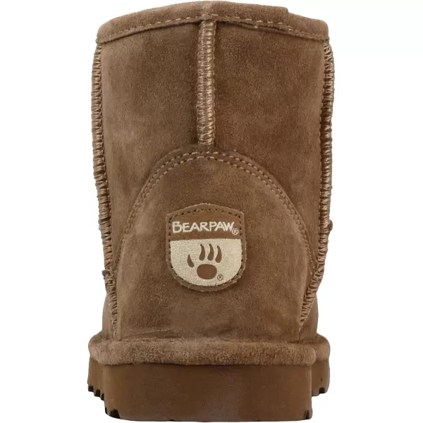 imageBEARPAW Womens Alyssa Multiple Colors  Womens Ankle Boot  Womens Slip On Boot  Comfortable Winter BootCocoa