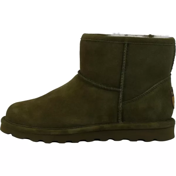 imageBEARPAW Womens Alyssa Multiple Colors  Womens Ankle Boot  Womens Slip On Boot  Comfortable Winter BootDark Olive