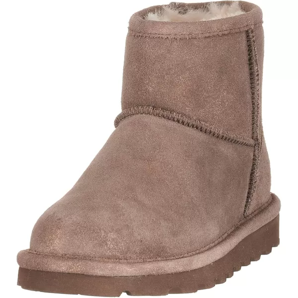 imageBEARPAW Womens Alyssa Multiple Colors  Womens Ankle Boot  Womens Slip On Boot  Comfortable Winter BootEarth Antique Glitter