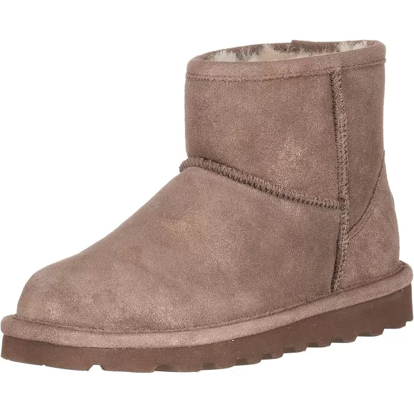 imageBEARPAW Womens Alyssa Multiple Colors  Womens Ankle Boot  Womens Slip On Boot  Comfortable Winter BootEarth Antique Glitter