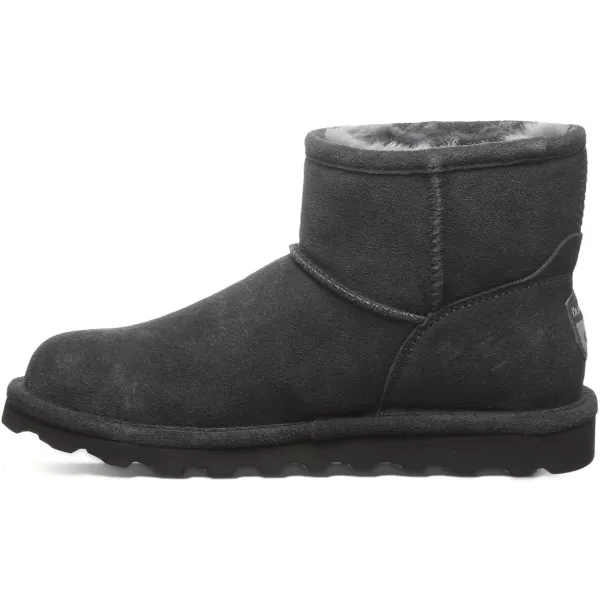 imageBEARPAW Womens Alyssa Multiple Colors  Womens Ankle Boot  Womens Slip On Boot  Comfortable Winter BootGraphite