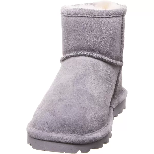 imageBEARPAW Womens Alyssa Multiple Colors  Womens Ankle Boot  Womens Slip On Boot  Comfortable Winter BootGray Fog