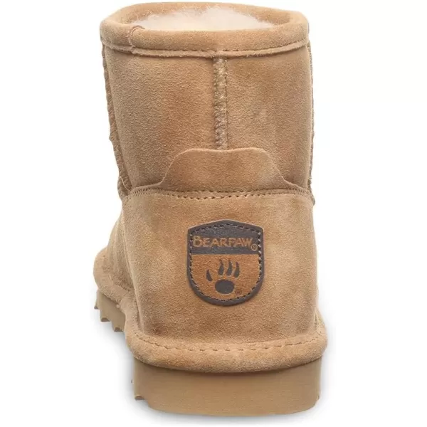 imageBEARPAW Womens Alyssa Multiple Colors  Womens Ankle Boot  Womens Slip On Boot  Comfortable Winter BootIced Coffee