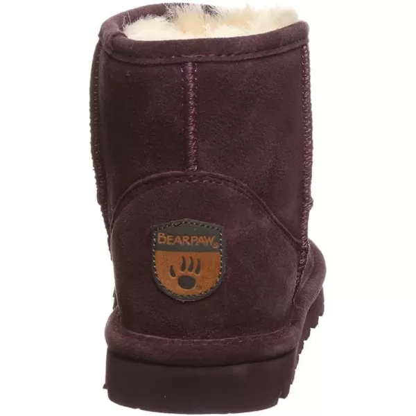 imageBEARPAW Womens Alyssa Multiple Colors  Womens Ankle Boot  Womens Slip On Boot  Comfortable Winter BootLarkspur