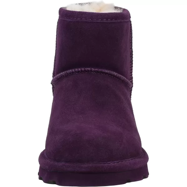 imageBEARPAW Womens Alyssa Multiple Colors  Womens Ankle Boot  Womens Slip On Boot  Comfortable Winter BootPlum