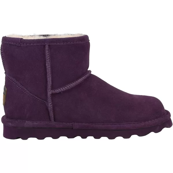 imageBEARPAW Womens Alyssa Multiple Colors  Womens Ankle Boot  Womens Slip On Boot  Comfortable Winter BootPlum