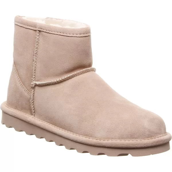 imageBEARPAW Womens Alyssa Multiple Colors  Womens Ankle Boot  Womens Slip On Boot  Comfortable Winter BootPurple Blush 647 Blush 647