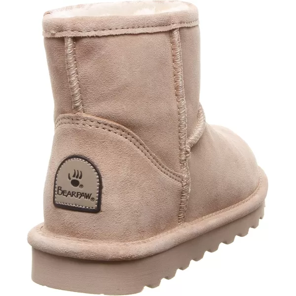 imageBEARPAW Womens Alyssa Multiple Colors  Womens Ankle Boot  Womens Slip On Boot  Comfortable Winter BootPurple Blush 647 Blush 647