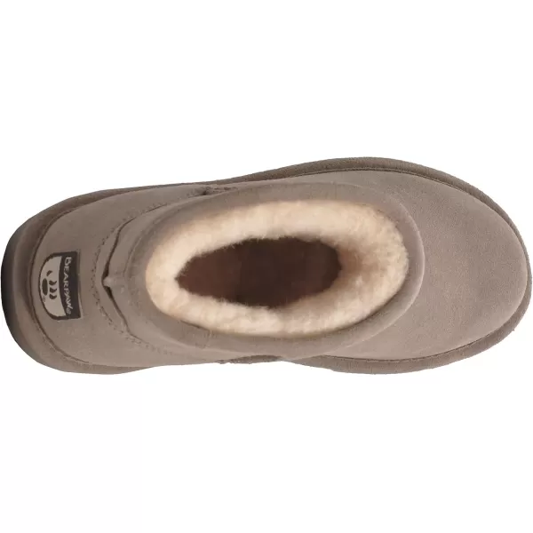 imageBEARPAW Womens Alyssa Multiple Colors  Womens Ankle Boot  Womens Slip On Boot  Comfortable Winter BootStone