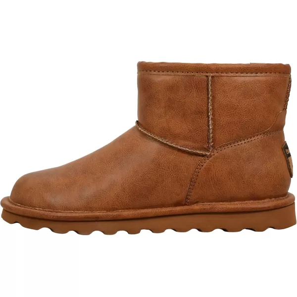 imageBEARPAW Womens Alyssa Multiple Colors  Womens Ankle Boot  Womens Slip On Boot  Comfortable Winter BootTan Smooth