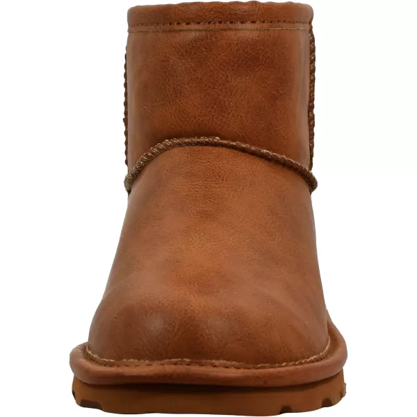 imageBEARPAW Womens Alyssa Multiple Colors  Womens Ankle Boot  Womens Slip On Boot  Comfortable Winter BootTan Smooth
