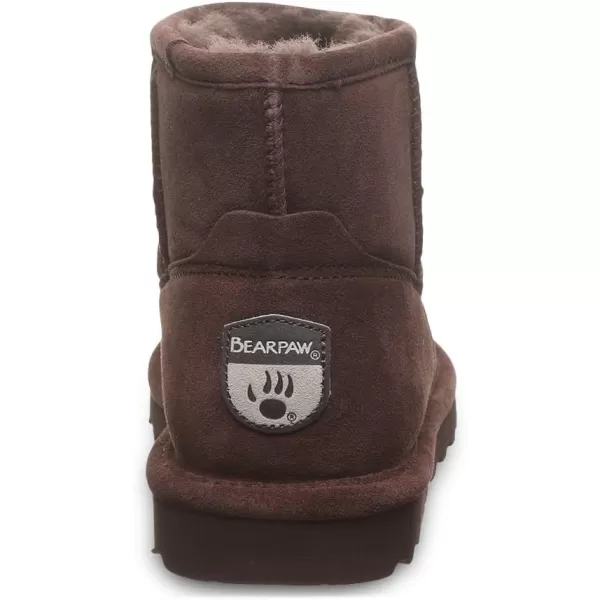 imageBEARPAW Womens Alyssa Multiple Colors  Womens Ankle Boot  Womens Slip On Boot  Comfortable Winter BootWalnut